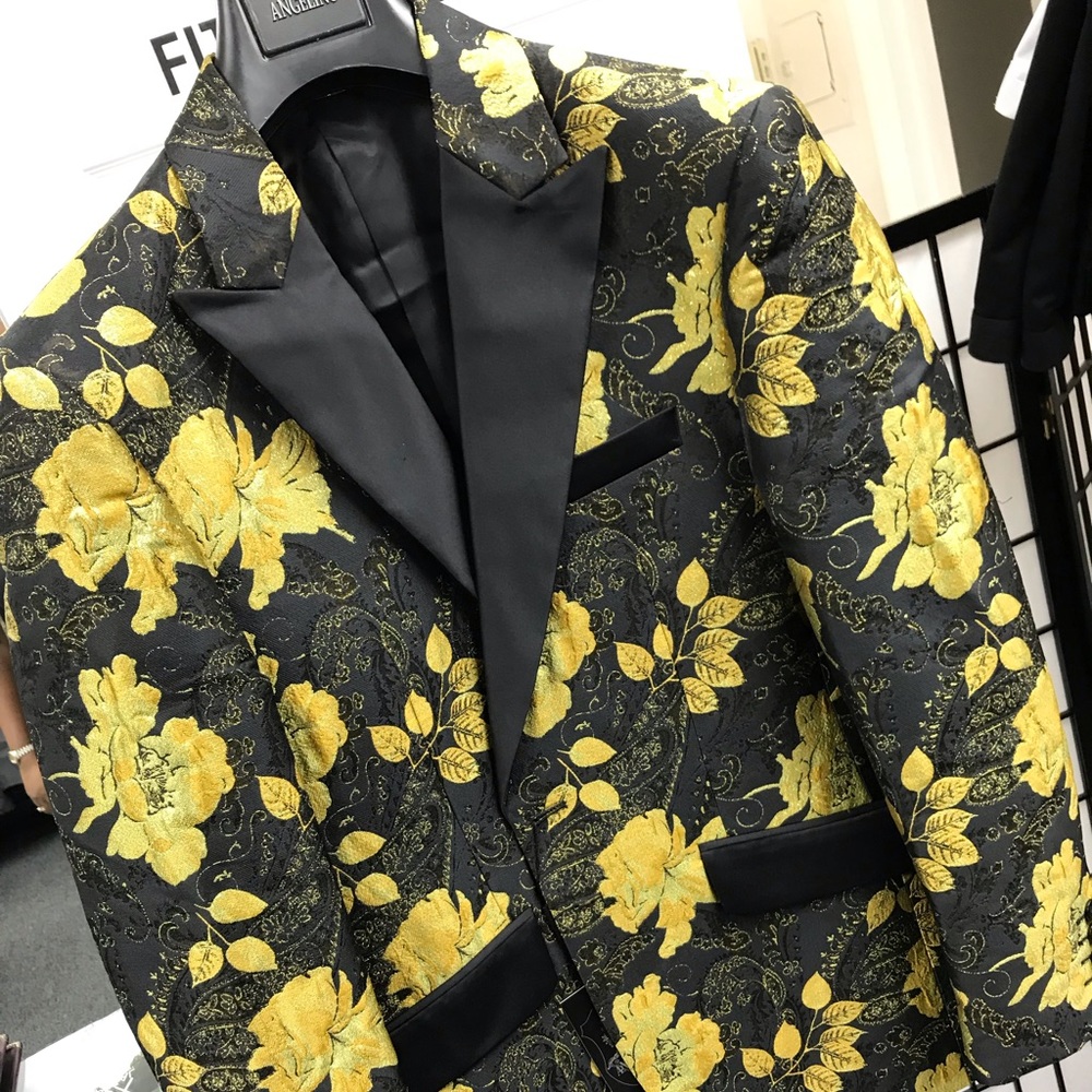 Yellow and black